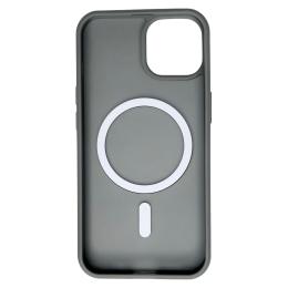 Чохол-накладка Apple iPhone 14 Infinity MATTE with MagSafe Titanium Black (2000000427188)