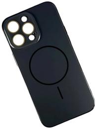 Чохол-накладка Apple iPhone 15 Pro Infinity SOFT MATTE with MagSafe Black (2000000420653)