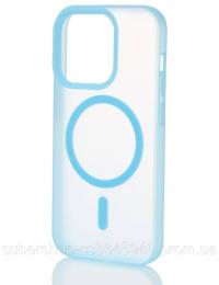 Чохол-накладка Apple iPhone 15 Infinity SOFT MATTE with MagSafe Light Blue (2000000421117)