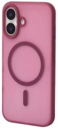 Чохол-накладка Apple iPhone 16 Plus Infinity SOFT MATTE with MagSafe Cherry Red (2000000420790)