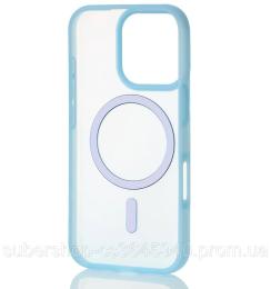 Чохол-накладка Apple iPhone 16 Pro Max Infinity SOFT MATTE with MagSafe Light Blue (2000000421469)