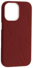 Чохол-накладка Apple iPhone 16 Infinity SOFT MATTE with MagSafe Cherry Red (2000000419275)