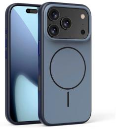 Чохол-накладка Apple iPhone 17 AIR Infinity SOFT MATTE with MagSafe Dark Blue (2000000420080)