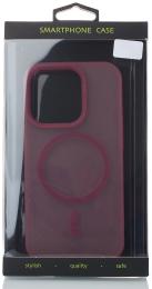 Чохол-накладка Apple iPhone 12/12 Pro Infinity SOFT MATTE with MagSafe Cherry Red (2000000419824)