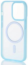 Чохол-накладка Apple iPhone 14 Plus/15 Plus Infinity SOFT MATTE with MagSafe Light Blue (2000000420271)