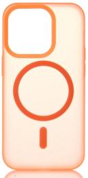Чохол-накладка Apple iPhone 14 Plus/15 Plus Infinity SOFT MATTE with MagSafe Orange (2000000420295)
