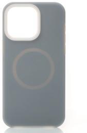 Чохол-накладка Apple iPhone 13 Pro Max Infinity Liquid Silicone Full with MagSafe Stone Gray (2000000407128)