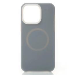 Чохол-накладка Apple iPhone 14 Pro Max Infinity Liquid Silicone Full with MagSafe Stone Gray (2000000407289)