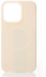 Чохол-накладка Apple iPhone 14 Pro Infinity Liquid Silicone Full with MagSafe Cream (2000000412399)