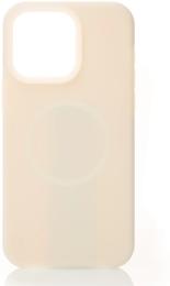 Чохол-накладка Apple iPhone 14 Infinity Liquid Silicone Full with MagSafe Cream (2000000412382)