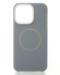 Чохол-накладка Apple iPhone 14 Infinity Liquid Silicone Full with MagSafe Stone Gray (2000000407210)