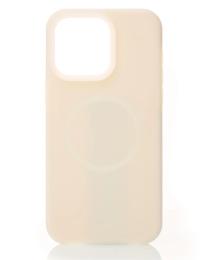 Чохол-накладка Apple iPhone 15 Pro Max Infinity Liquid Silicone Full with MagSafe Cream (2000000412436)