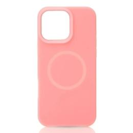 Чохол-накладка Apple iPhone 15 Pro Max Infinity Liquid Silicone Full with MagSafe Pink (2000000407494)