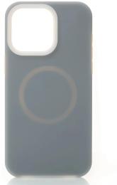 Чохол-накладка Apple iPhone 15 Pro Max Infinity Liquid Silicone Full with MagSafe Stone Gray (2000000407470)