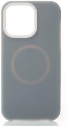 Чохол-накладка Apple iPhone 15 Pro Infinity Liquid Silicone Full with MagSafe Stone Gray (2000000407401)
