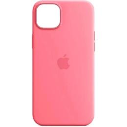 Чохол-накладка Apple iPhone 15 Infinity Liquid Silicone Full with MagSafe Pink (2000000407357)