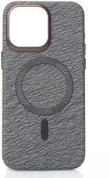 Чохол-накладка Apple iPhone 14 Pro Infinity LUXURY Leather Case with MagSafe Natural Titanium (2000000411309)