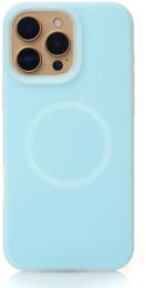 Чохол-накладка Apple iPhone 16 Pro Infinity Liquid Silicone Full with MagSafe Blue Fog (2000000407630)