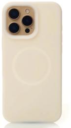 Чохол-накладка Apple iPhone 16 Pro Infinity Liquid Silicone Full with MagSafe Cream (2000000412450)