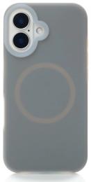 Чохол-накладка Apple iPhone 16 Infinity Liquid Silicone Full with MagSafe Stone Gray (2000000407531)