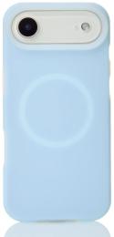 Чохол-накладка Apple iPhone 17 AIR Infinity Liquid Silicone Full with MagSafe Blue Fog (2000000418308)