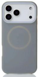 Чохол-накладка Apple iPhone 17 Pro Infinity Liquid Silicone Full with MagSafe Stone Gray (2000000418384)