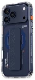 Чохол-накладка Apple iPhone 17 Pro Max SkinArma Haxa Magnetic Charging + Grip Stand Blue (SK-IP17PM-HAXA-BLU 8886461249446)