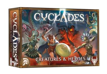 Настільна гра Geekach Кіклади. Легендарне видання  -  Монстри і герої (Cyclades: Creatures &amp; Heroes)  -  1 ТК (6 шт)