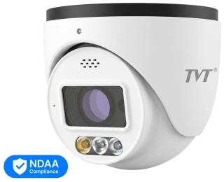 Камера відеонагляду TVT Digital TD-9545C4-A-PA (PE/AW3) f = 2.8mm, ІЧ + LED-підсвічування, з мікрофоном White (77-00488)