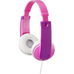 Накладні навушники JVC HA-KD7 Pink Purple (for Kids)