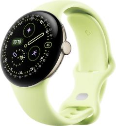 Смарт-годинник Google Pixel Watch 4 41mm Wi-Fi Champagne Gold Aluminum case / Lemongrass Active Band (GA06002-EU)