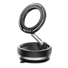 Тримач в авто Remax RM-C51 Multi functional vacuum suction cup rotatable magnetic holder Black (6954851250685)