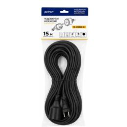 Мережевий фільтр Patron PEC-10115 Black 1 розетка, 15 м (EXT-PN-PEC-10115)
