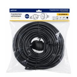 Мережевий фільтр Patron PEC-1240 Black 1 розетка, 40 м (EXT-PN-PEC-1240)