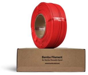 Філамент без котушки Bambu Lab PETG HF 1kg Red (33200)