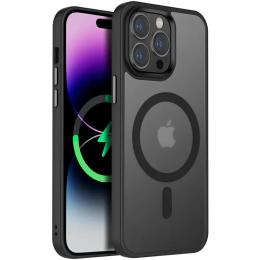 Чохол-накладка Ummi Colorful with MagSafe для Apple iPhone 15 Pro Max Black (Уцінений)