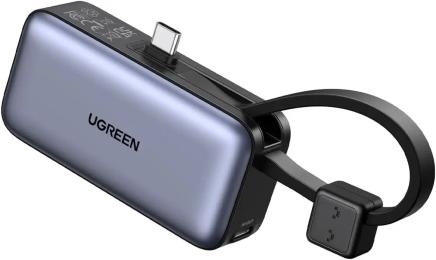Зовнішній портативний акумулятор Ugreen PB506 Nexode 5000mAh Gray 22.5W