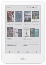 Електронна книга Kobo Clara Colour White 16GB з підсвічуванням (N367-KU-WH-K-CK)