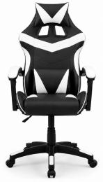 Ігрове крісло ThroneX Gamer 130 kg Black White