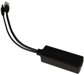 PoE-спліттер Ewind EW-PD101G-AF-12 Black 1000M 15.4W