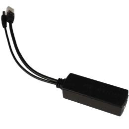 PoE-спліттер Ewind EW-PD101G-AT-12 Black 100M 25.5W