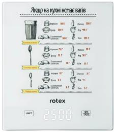 Ваги кухонні Rotex RSK15-W White