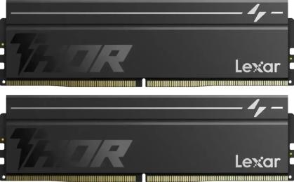 Оперативна память Lexar 16GB (2x8GB) DDR5 6000 MHz CL38 Thor 2nd Gen Black (LD5U08G60C380V-RGD)