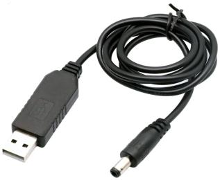 Кабель живлення для роутера Infinity USB/DC-9V (5V to 9V) 5.5x2.1 мм