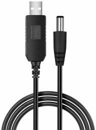 Кабель живлення для роутера Infinity 9584 Black з 5В до 9В - USB DC