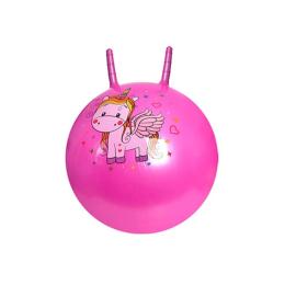 Дитячий мяч для фітнесу Bambi MS 3397 Crimson з ріжками 55 см
