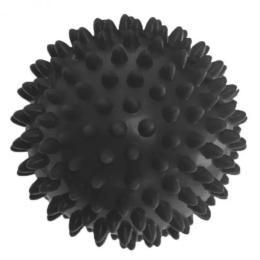 Масажний мячик EasyFit PVC 9 см жорсткий чорний (EF-1064-BK)
