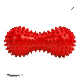 Масажний мячик EasyFit Goober з шипами червоний (EF-1072-R)