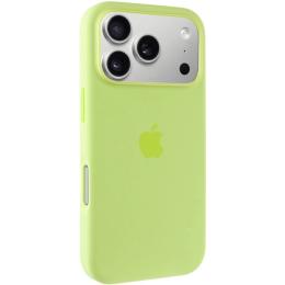Чохол-накладка Apple iPhone 17 Pro Max (6.9) Epik Silk (AAA) With Magnetic Fit And Animation Neon Yellow (00000081570_14)