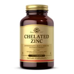 Вітаміни та мінерали Solgar Chelated Zinc Mg - 250 Tab (100-22-9416015-20)